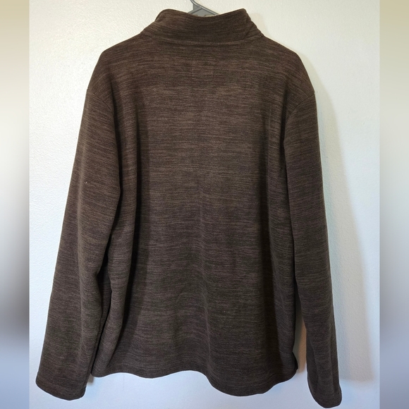 Telluride | Brown Sherpa Lined 1/4 Zip Jacket Size Large - Picture 3 of 8